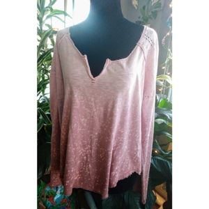 Free People Top Lightweight Long Sleeve Shirt XS
